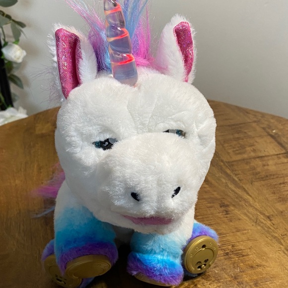 Magical Unicorn Plush Toy - White and Purple - Picture 1 of 4